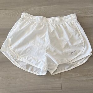 Nike Women's White Sports Shorts